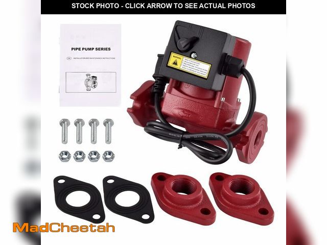 Lot 74-13548989 - Talspity UPS26-99FC, 52722512 Water Circulator Pump, 115V 1/6HP Boiler Pump Used for Radiant Heating...