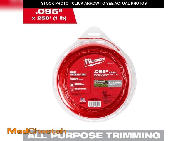 Lot 74-14074635 - Milwaukee 0.095 in. x 250 ft. Trimmer Line - UNUSED