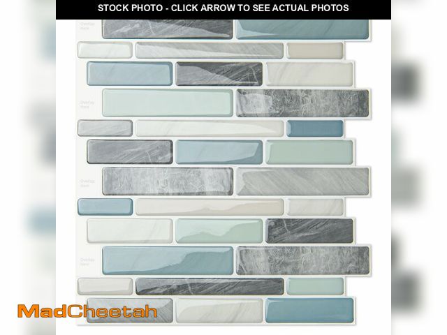 Lot 74-13956098 - WOWSTAR 10-Sheet Peel and Stick Backsplash Tile for Kitchen, Back Splash Stick On Tiles for Kitchen ...