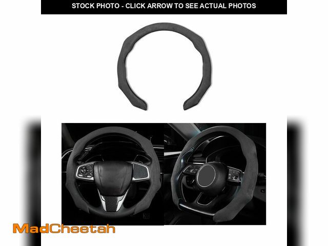 Lot 74-12714545 - Mandark Car Steering Wheel Cover, Suede Sport Vehicle Steer Wheel Protector Fitting 15 Inch, Non-Sli...