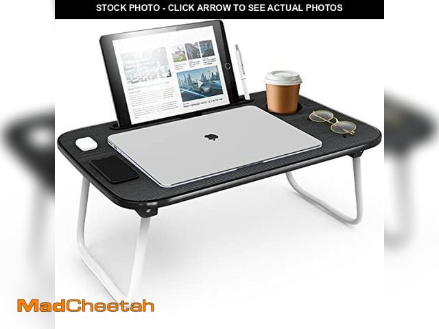 Lot 74-12760266 - Laptop Bed Tray Table, Laptop Stand, Portable Lap Desks with Foldable Legs, Reading Desk for Sofa Co...