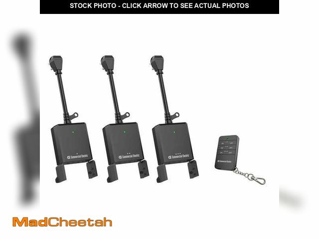 Lot 74-12690929 - *DIRTY* Commercial Electric Wireless Indoor/Outdoor Remote Control with 3 Rev (not in organial box) ...