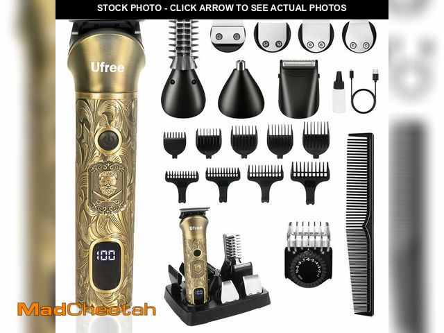 Lot 74-14386143 - Ufree 7-in-1 Beard Trimmer for Men, Electric Razor Shaver, Men Grooming Kit - USED