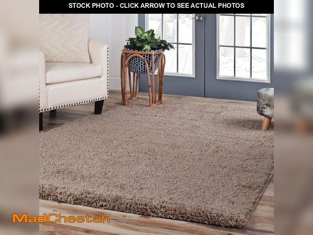 Lot 74-12207013 - Superior Shag Indoor Area Rug, Non-Slip Backing, Plush Solid Rugs, for Dining, Kitchen, Family, Play...