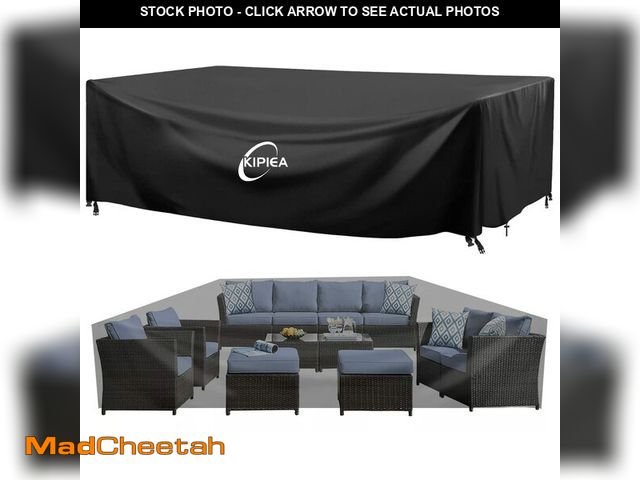 Lot 74-13765396 - Kipiea Outdoor Furniture Covers Waterproof, 420D Heavy-Duty Patio Furniture Set Covers, No Tears Ant...