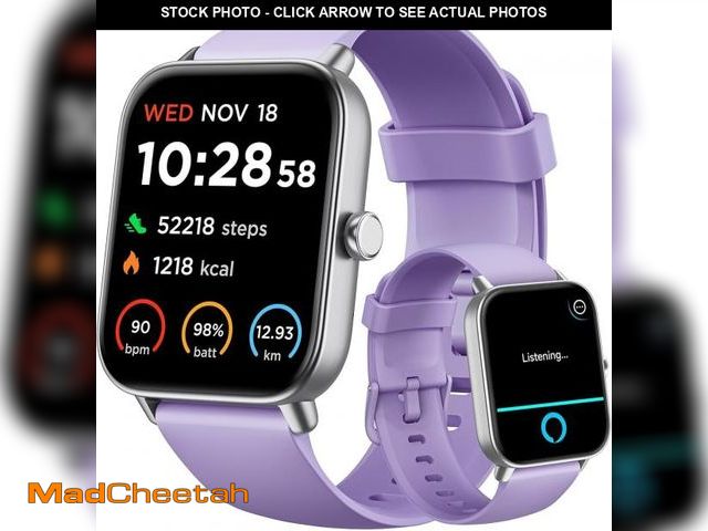 Lot 74-12216384 - Gydom Smart Watches for Women for Android &amp; iPhone, Alexa Built-in, 1.8" Smartwatch with Heart R...