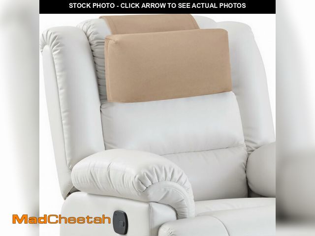 Lot 74-13711805 - AHUAWA Neck Pillow for Recliner Chair, 14" Adjustable Recliner Pillow for Headrest, Soft Velvet Weig...