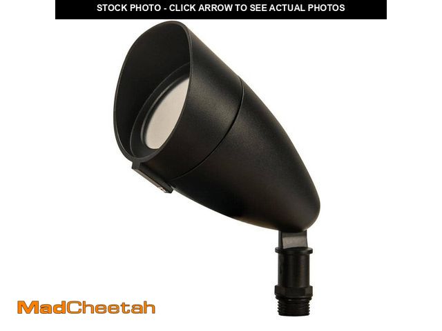 Lot 74-12690833 - *MISSING HARDWARE* Commercial Electric 120-Volt to 277-Volt 14-Watt 1100 Lumens Black Integrated LED...