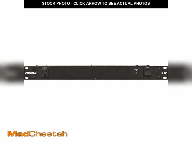 Lot 74-12972340 - Furman M-8X2 Merit Series 8 Outlet Power Conditioner and Surge Protector - UNUSED