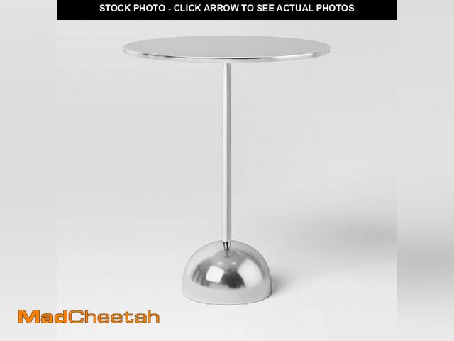 Lot 74-12837014 - Modern Pedestal Side Table - Room Essentials - UNUSED