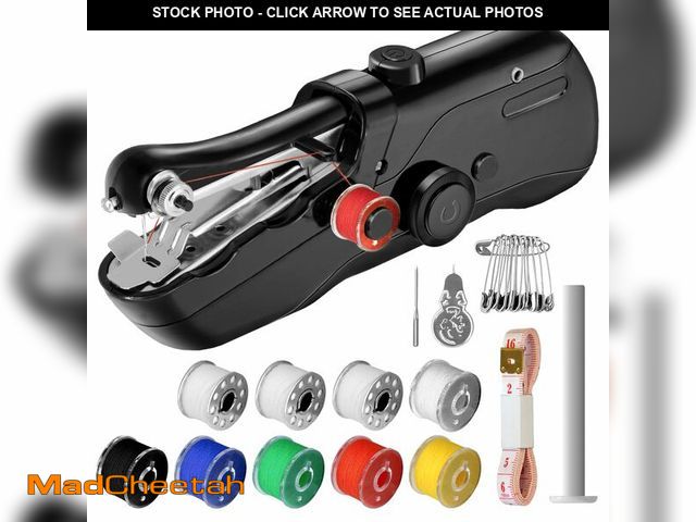 Lot 74-13715430 - Handheld Sewing Machine, Mini Portable SewingMachine for Beginners, Electronic Small Sewing Machine ...