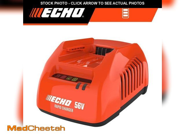 Lot 74-12894144 - ECHO 56V Battery System Rapid Fast Charger with On-Board LED Diagnostics and 6 ft. Power Cord with O...