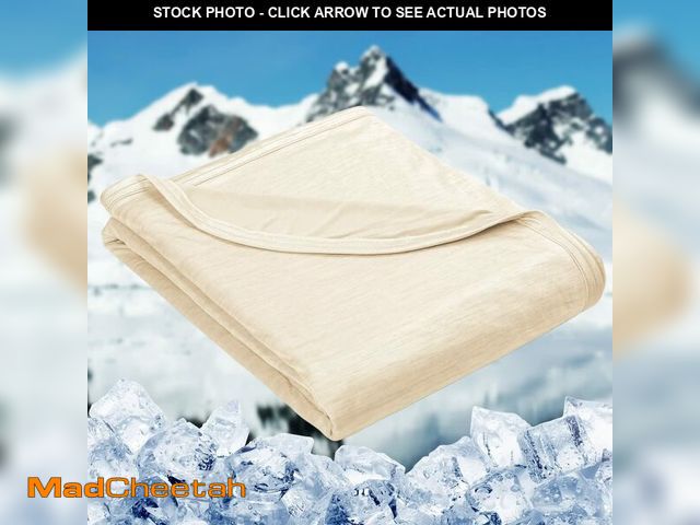 Lot 74-12454562 - HOMFINE Cooling Blankets for Hot Sleepers - Summer Blanket Thin Lightweight Breathable Soft Double S...