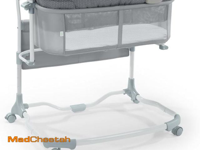 Lot 74-12367589 - Ingenuity Dream &amp; Grow Bedside Baby Bassinet with AirLoom Mattress, for Ages 0-12 Months, Adjust...