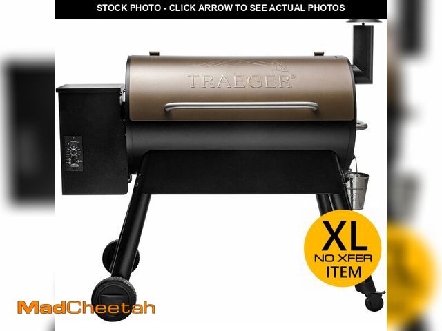 Lot 74-13674544 - Traeger Grills Pro 34 Electric Wood Pellet Grill and Smoker, Bronze, 884 Square Inches Cook Area, 45...