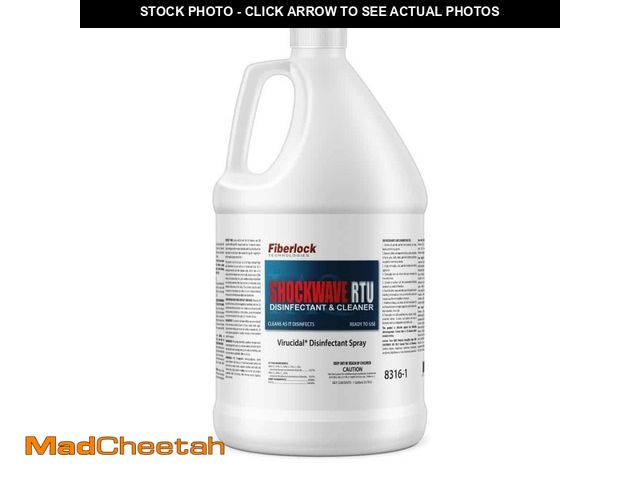Lot 74-14261403 - Fiberlock 1 gal. Shockwave RTU Disinfectant and Cleaner - UNUSED