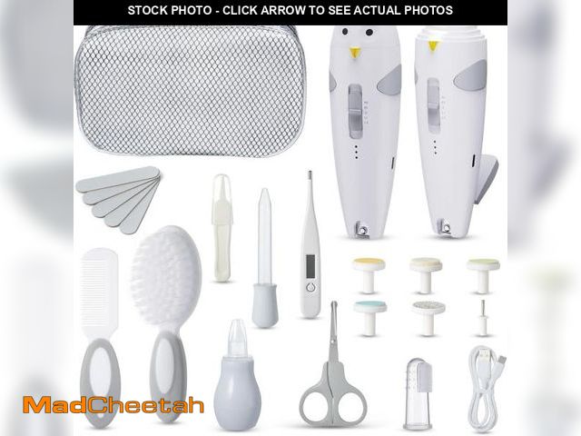Lot 74-12328563 - Lictin Baby Healthcare and Grooming Kit, 26 in 1 Rechargeable Nail Trimmer Electric Set,Safe File wi...