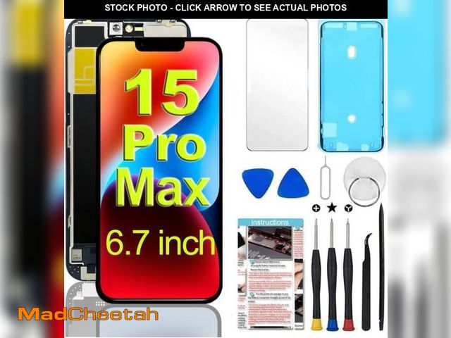 Lot 74-12436000 - Fixerman for iPhone 15 Pro Max Screen Replacement 6.7 inch Full HD, 3D Touch LCD Display Digitizer A...