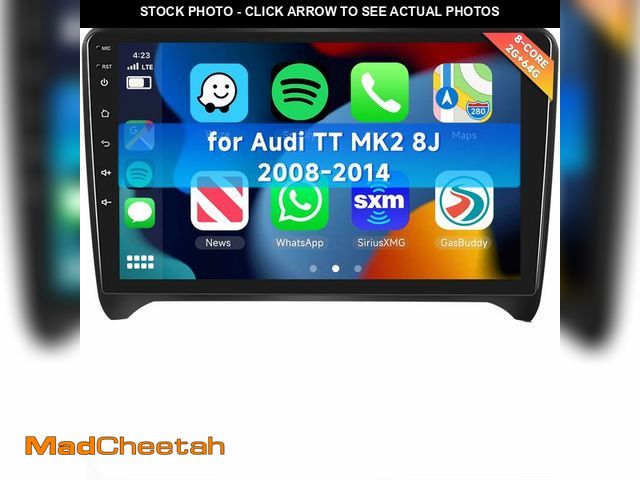 Lot 74-12496456 - [8 CORE 2G+64G] Car Radio for Audi TT MK2 8J 2008-2014 with Wireless Carplay/Android Auto, 9 Inch An...