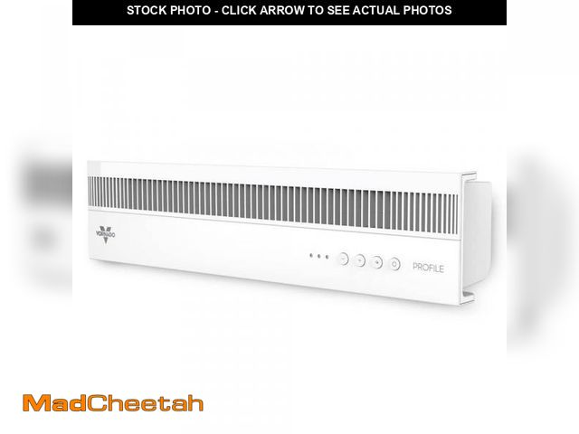 Lot 74-12391098 - Vornado Profile 25.94 in. 3 Fan Speeds Window Fan in White with Reversible Airflow - UNUSED