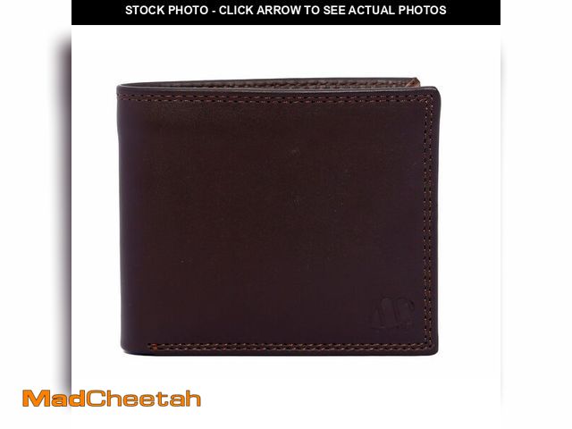 Lot 74-13764424 - moosa'm. Large Capacity Leather Wallet for Men with 10 Card Slots, RFID Blocking Design, Gift for Hi...