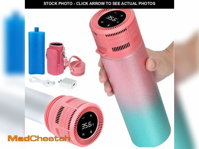 Lot 74-13716774 - LengKe Electric Insulin Cooler Travel Case, USB Charger &amp; Biogel Ice Box - Unlimited Hours, 35-6...