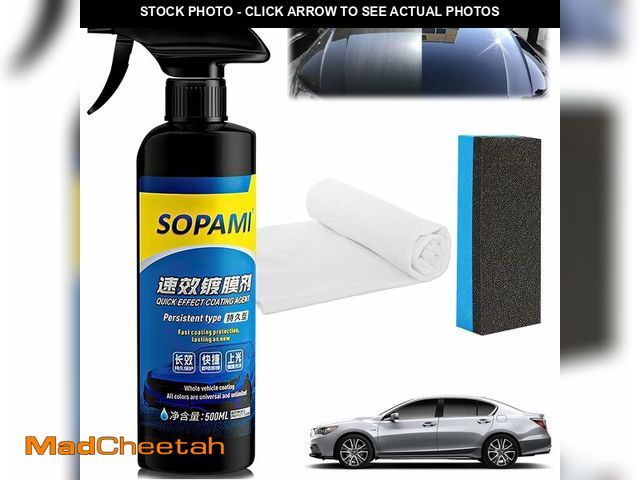 Lot 74-12705928 - Sopami Car Coating Spray,Sopami Quick Effect Coating Agent,Sopami Quickly Coat Car Wax,Sopami Car Sc...