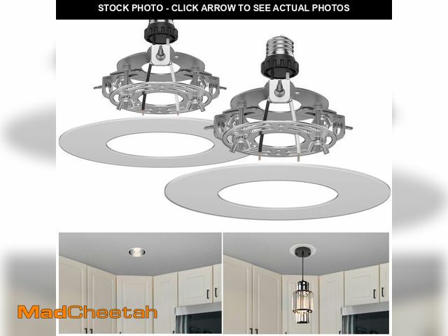 Lot 74-13956276 - YIIZON 5 and 6 inch Recessed Can Light Conversion Kit, Ceiling Light Fixture Upgrade, Pendant &amp; ...