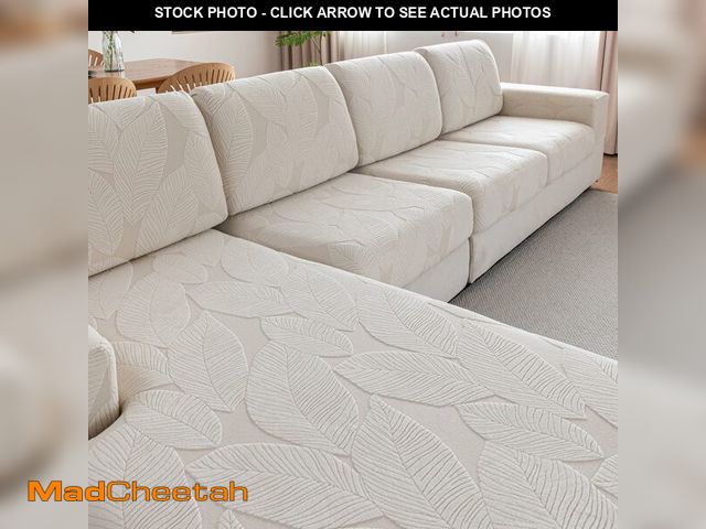 Lot 74-13547510 - QIANMEW Couch Covers for Sectional Sofa, Washable Stretch Soft Sofa Cushion Covers L Shape Sofa Slip...