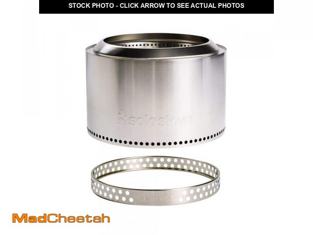 Lot 74-12424885 - *SEE DETAILS* Solo Stove Yukon 2.0 in., 27 in. x 17 in. Stainless Steel Wood Burning Fire Pit with S...