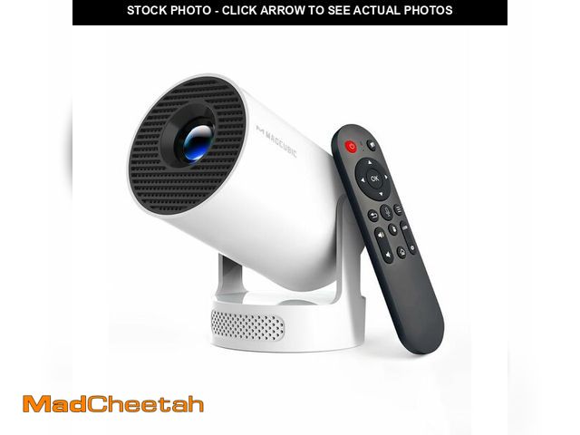 Lot 74-12714479 - Magcubic Mini Projector with WiFi 6 and Bluetooth 5.4, Portable Projector 4K support, 5w Soundbase S...