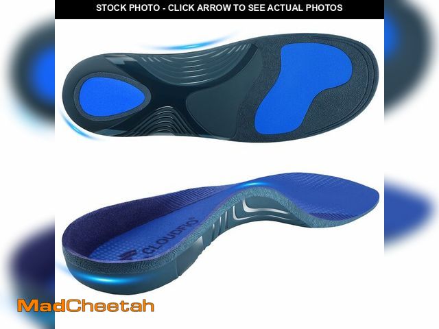 Lot 74-13623352 - Cloudflo Plantar Fasciitis Insoles for Men Women,High Arch Support for Pain Relief,Shoe Inserts Orth...