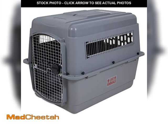 Lot 74-12098427 - Petmate Sky Kennel - For Air and Travel, Airline Approved Dog Crate for Pets 50-70 lbs, Heavy Duty D...
