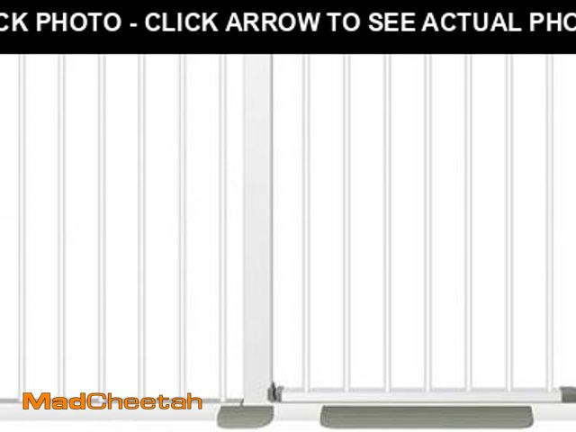Lot 74-12398253 - Outdoor Dog Gates for The House Indoor. Extra Wide Baby Gate for Stairs, Extra Tall White Baby Gate ...