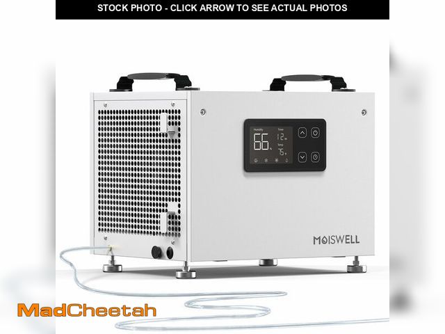 Lot 74-13637213 - Moiswell 70 Pints Commercial Dehumidifier with Pump Portable Crawl Space Dehumidifier for Basement E...