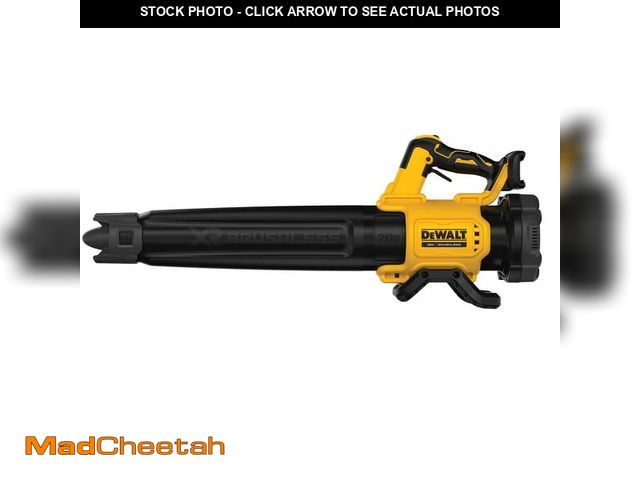 Lot 74-14222723 - DEWALT 20V MAX 125 MPH 450 CFM Brushless Cordless Handheld Leaf Blower with Concentrator Nozzle (Too...