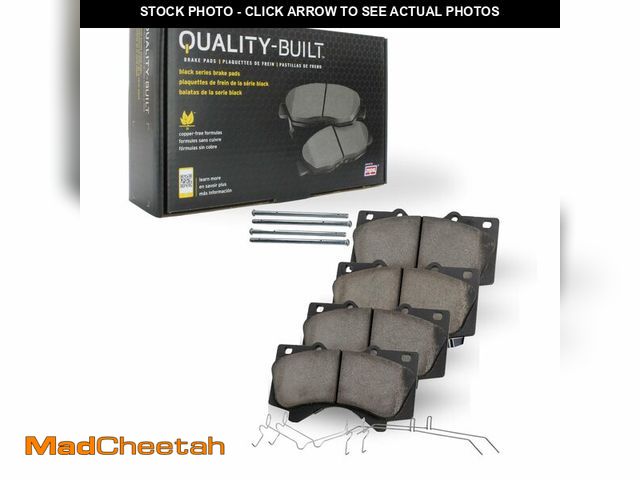 Lot 74-14212787 - QUALITY-BUILT Front Semi-Metallic Brake Pads, Black Series 1003-1540AM, Compatible with 2014-2023 Pe...