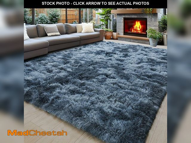 Lot 74-13582893 - 8x10 Area Rugs for Living Room, Ultra Soft Fluffy Large Shaggy Rug Carpet for Bedroom, Non-Slip Fuzz...