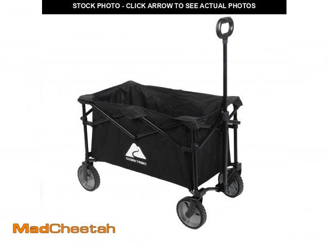 Lot 74-12526513 - Ozark Trail Multi-Purpose Big Bucket Cart, Black Wagon - UNUSED