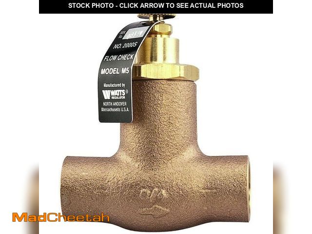 Lot 74-12921455 - Watts 3/4 in. Cast-Iron Hydronic 2-Way Flow Check Valve - UNUSED