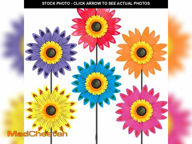 MadCheetah.com - Lot 74-14780969 - DECEED 6PCS Sunflower Wind Spinners ...