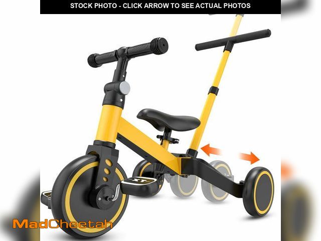 Lot 74-13657533 - TNTANTS 4 in 1 Toddler Bike, Kids Tricycle for 1-5 Years Old, Toddler Tricycle for Boy Girl, Baby Ba...