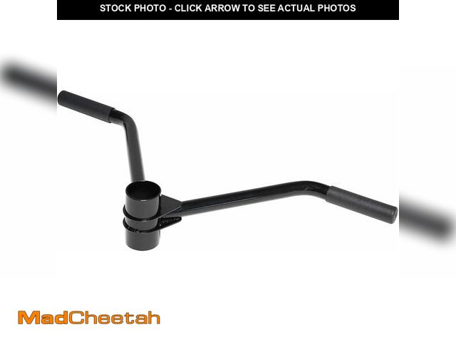 Lot 74-14348603 - CAP Barbell PRO Straight T-Bar Row Attachment for 2-Inch Olympic Bar, Black - UNUSED