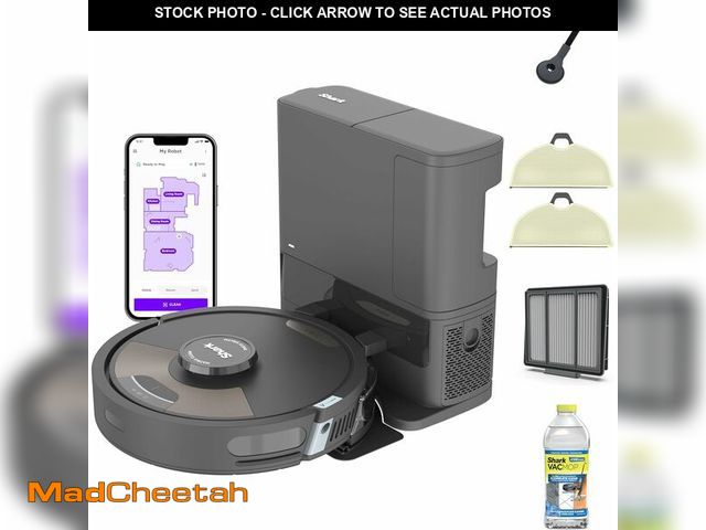 Lot 74-14239132 - Shark Matrix Plus | 2-in-1 Robot Vacuum &amp; Mop for Carpets &amp; Hard Floors | Sonic Mopping &amp...