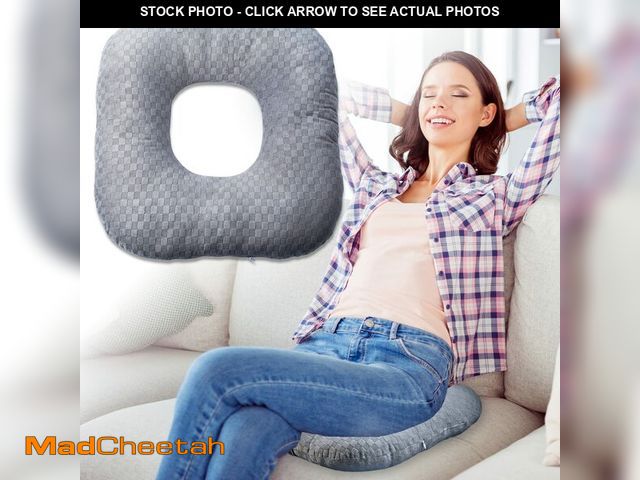 Lot 74-14386472 - Vinban Stuffed Donut Pillow Seat Cushion | for Tailbone and Coccyx Pain, Hemorrhoids, Bed Sores, Pre...