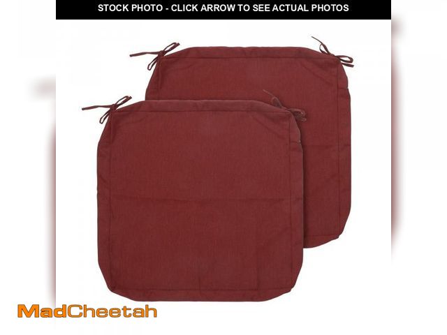 Lot 74-12114871 - FUNHOME Outdoor Cushion Covers 22 x 20 x 4 inch,Set of 2,Replacement Seat Cushion Cover for Patio Fu...