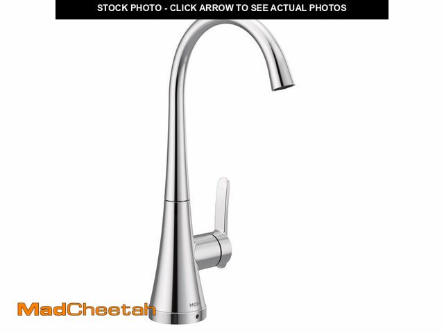 Lot 74-12963281 - Moen S5535 Sinema One-Handle High Arc Single Mount Beverage Faucet, Optional Water Filtration System...