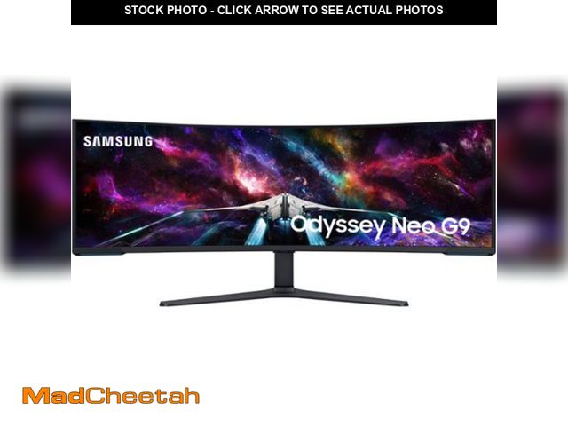 Lot 74-12568975 - Samsung 57 Odyssey Neo G9 Dual 4K UHD Quantum Mini-LED 240Hz 1ms HDR 1000 Curved Gaming Monitor - UN...