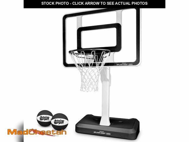 Lot 74-13789534 - (MISSING BASKETBALL) GoSports Splash Hoop Legend Pool Basketball Hoop Game with Water Weighted Base,...