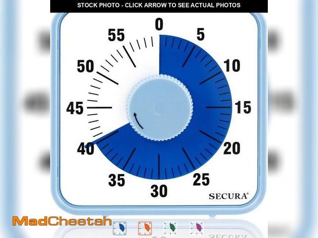 MadCheetah.com - Lot 74-12182458 - Secura 7.5 Inch Visual Timer, 60 ...